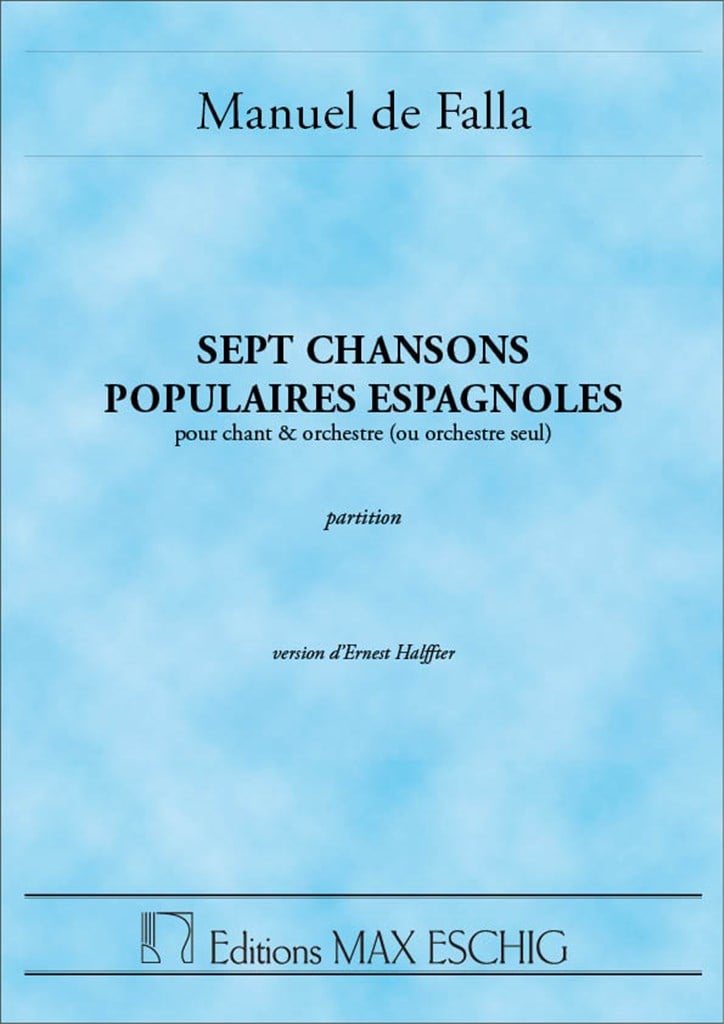 Siete Canciones Populares Espanolas Poche